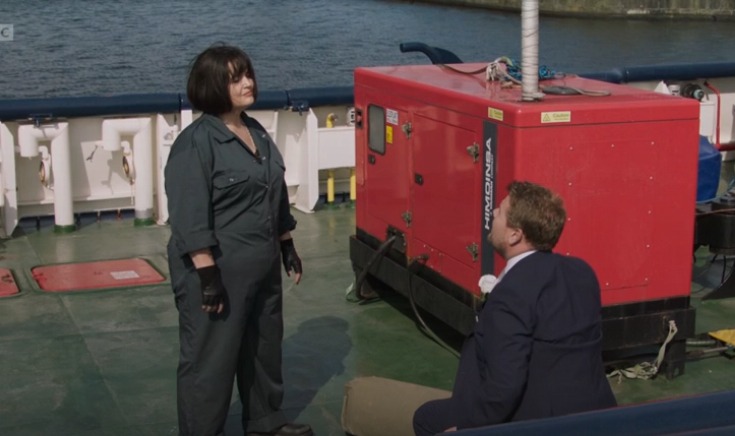 Gavin and Stacey: Smithy proposes to Nessa on a boat.