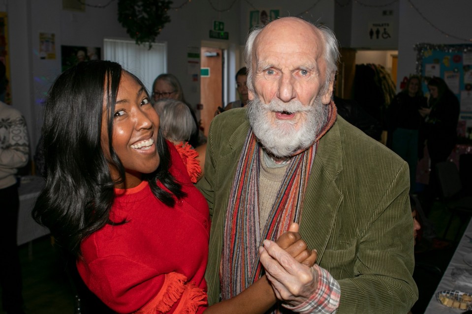 Former kids’ star Angellica Bell is backing The Sun’s Christmas SOS Appeal with Age UK, to combat loneliness and isolation among older people - as Tony Townsend, 92, takesher for a spin