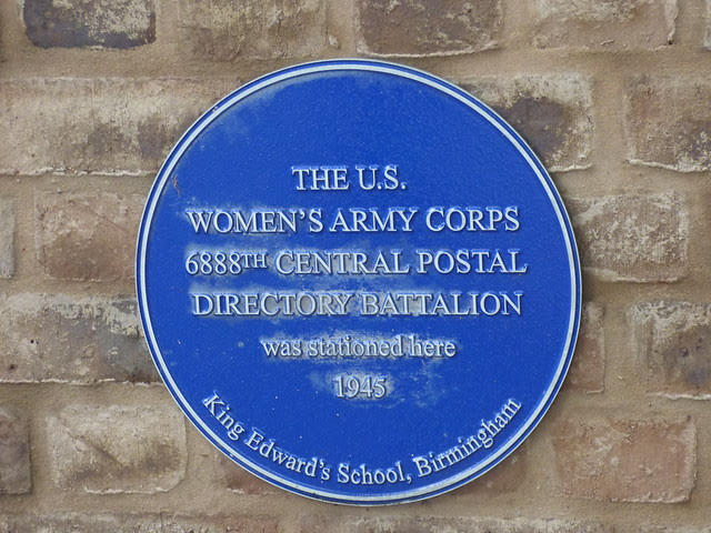 Woody Johnson, the US Ambassador to the UK, presented a blue plaque to King Edward’s School to commemorate the unit’s achievements in Birmingham