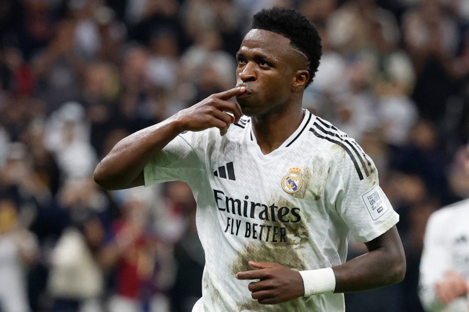 Vinicius Jr enjoyed another sensational year for Real Madrid