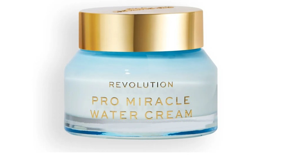 Revolution Pro Miracle Water Cream jar.