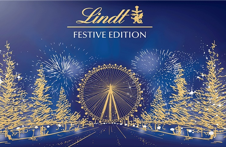 Lindt's festive edition chocolate box, £19, will keep everyone happy and looks fab