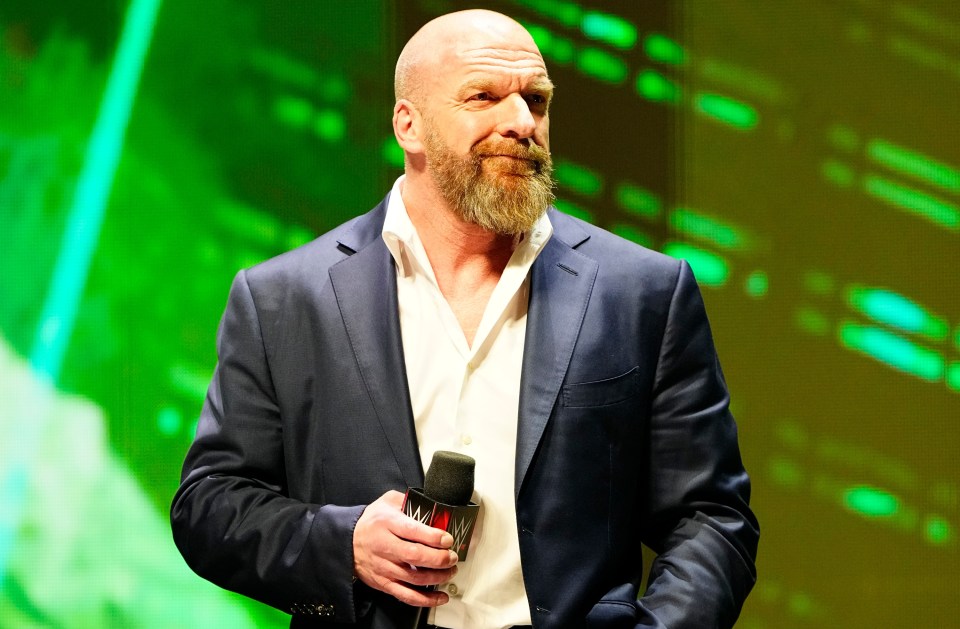 Triple H took over from Vince McMahon in 2023