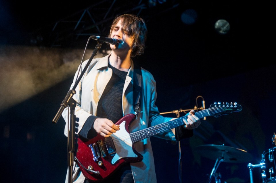 LEICESTER, UNITED KINGDOM - OCTOBER 15: Peter Doherty of Babyshambles performs on stage at O2 Academy Leicester on October 15, 2013 in Leicester, England. (Photo by Ollie Millington/Redferns via Getty Images)