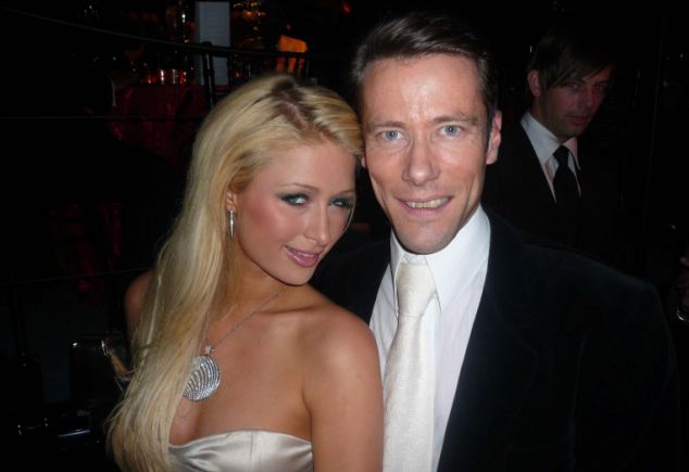 Eddie parties with socialite Paris Hilton