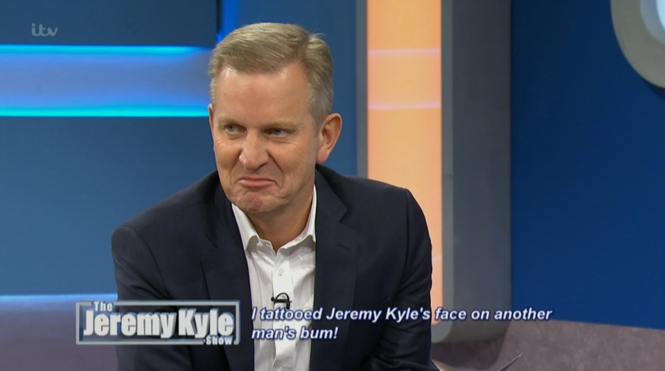 Jeremy Kyle on The Jeremy Kyle Show.