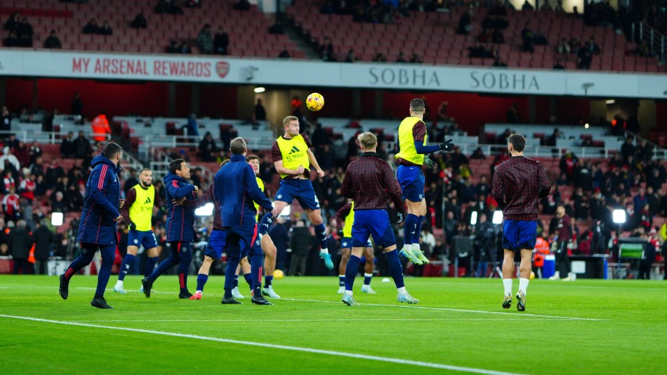 Manchester United practised defending corners before the game