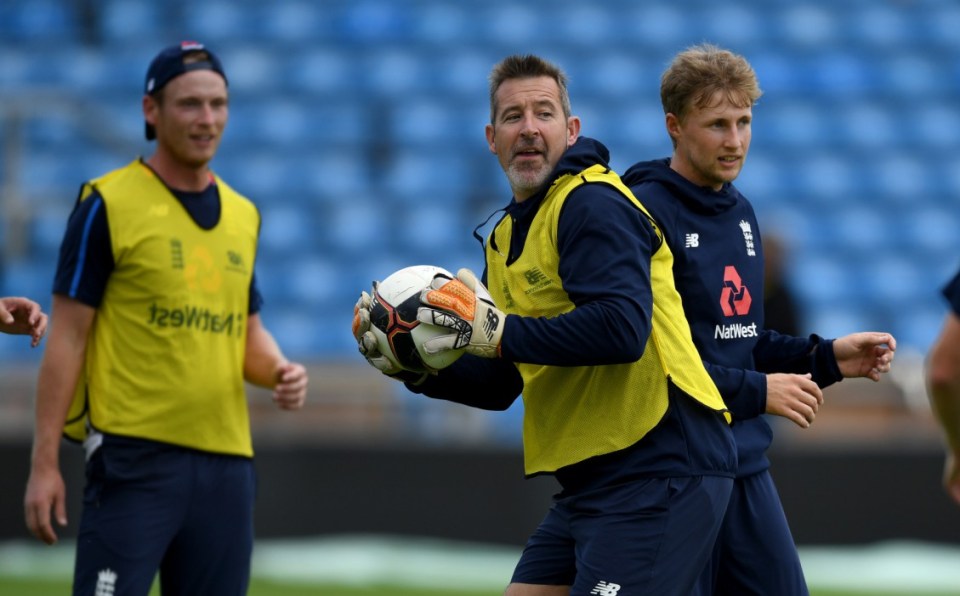 Martyn played football with the current England cricket team in 2017