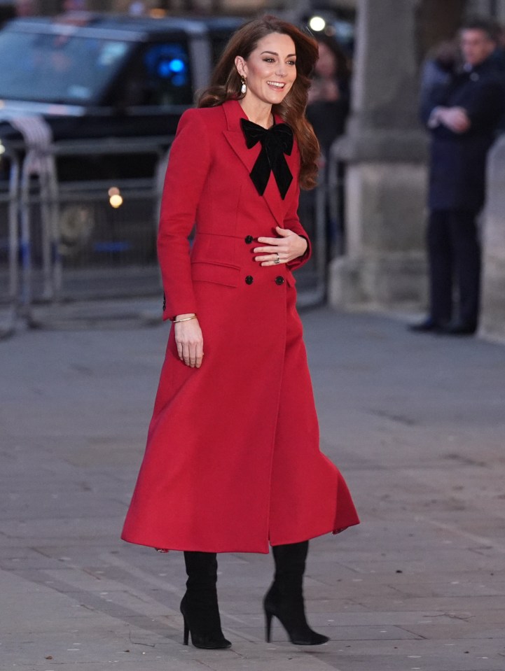 Kate's red coat was a 'symbol of excitement and energy'