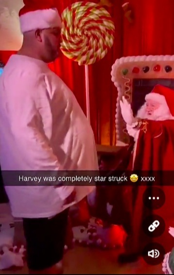 Katie Price's son Harvey was 'starstruck' to meet Santa Claus