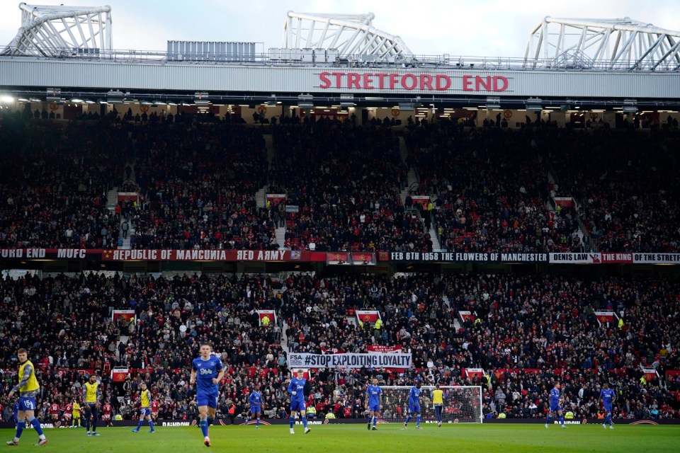 Tickets for United's match against Forest at Old Trafford were put up on open sale