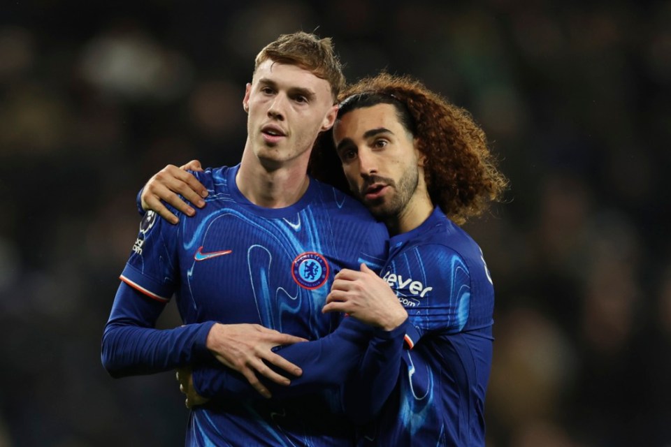 Marc Cucurella had Cole Palmer to thank after gifting Spurs their first two goals