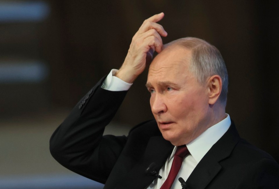 A childish Vladimir Putin has held his annual end-of-year press conference in Moscow