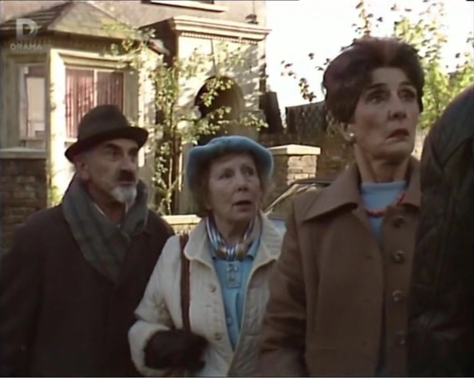 Yarrow (left) appeared in early episodes of EastEnders