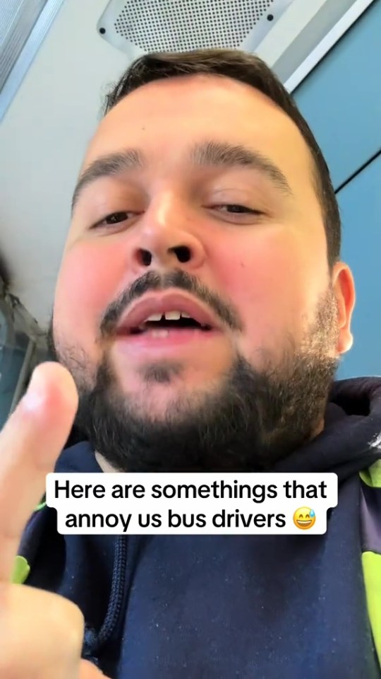 One London-based busman took to TikTok to spill the beans about the annoying passenger habits that make their day harder