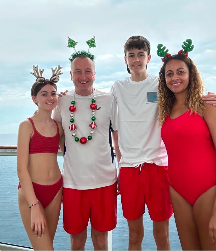 Corornation street actor Andy Whyment took the family on holiday