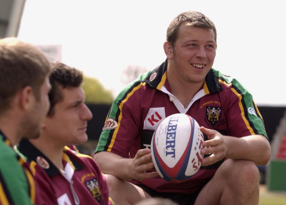 Thompson made 195 appearances for Northampton Saints