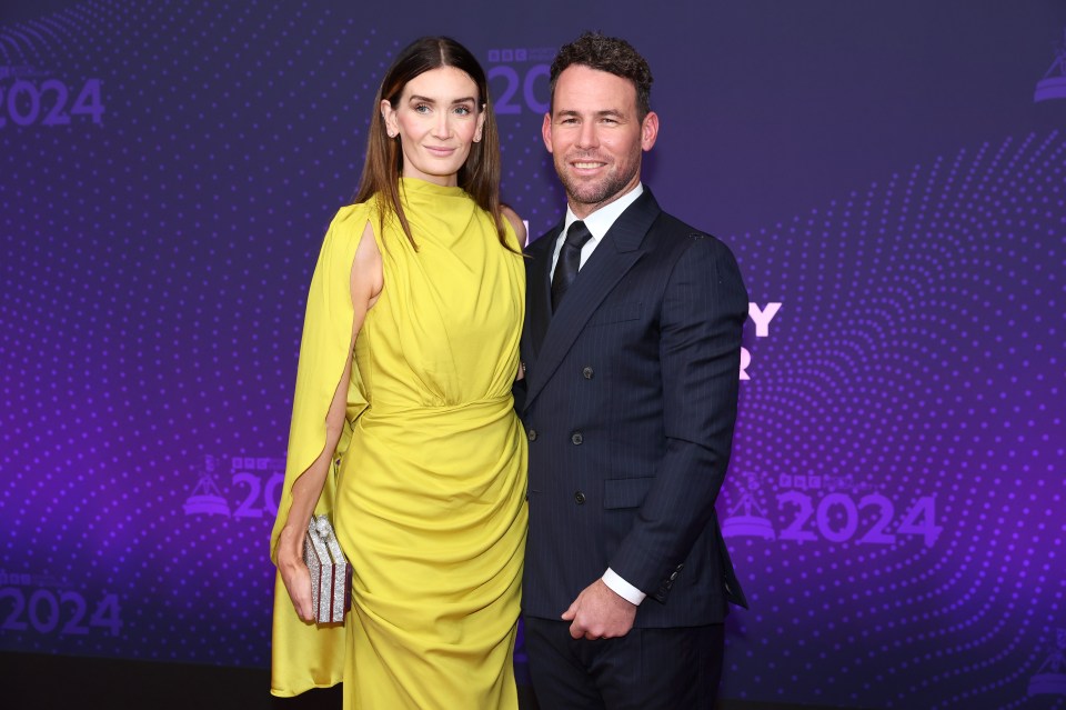 Peta Todd and Mark Cavendish attend BBC Sports Personality Of The Year 2024