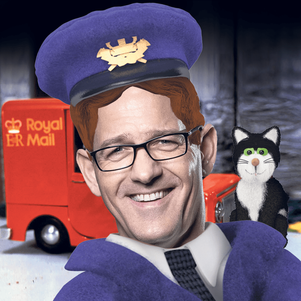 Daniel Kretinsky mocked-up as Postman Pat