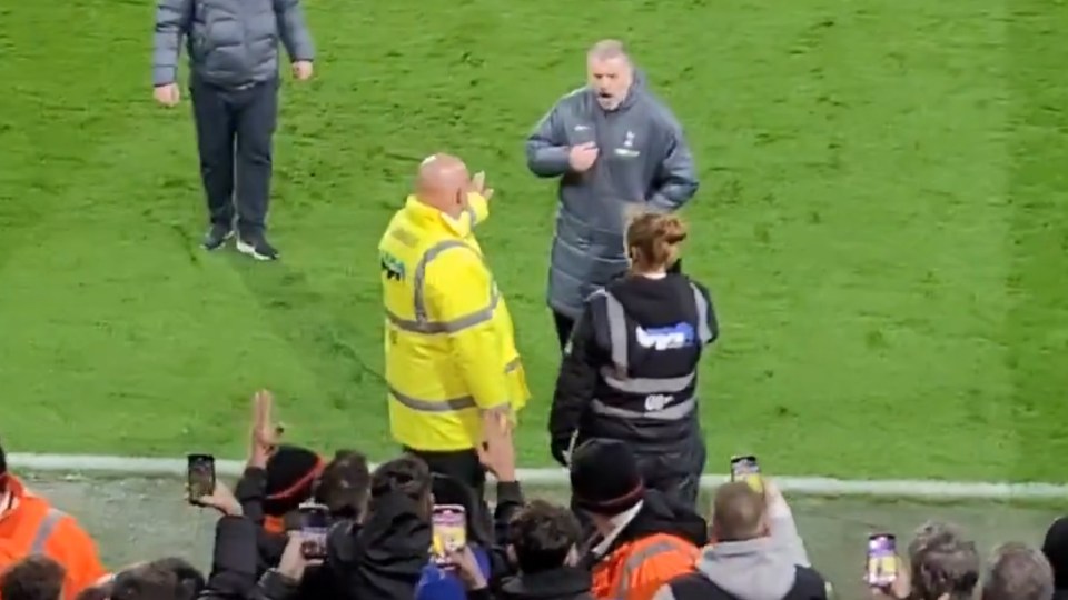 Postecoglou was involved in a fiery exchange with a Spurs fan after Thursday’s defeat to Bournemouth