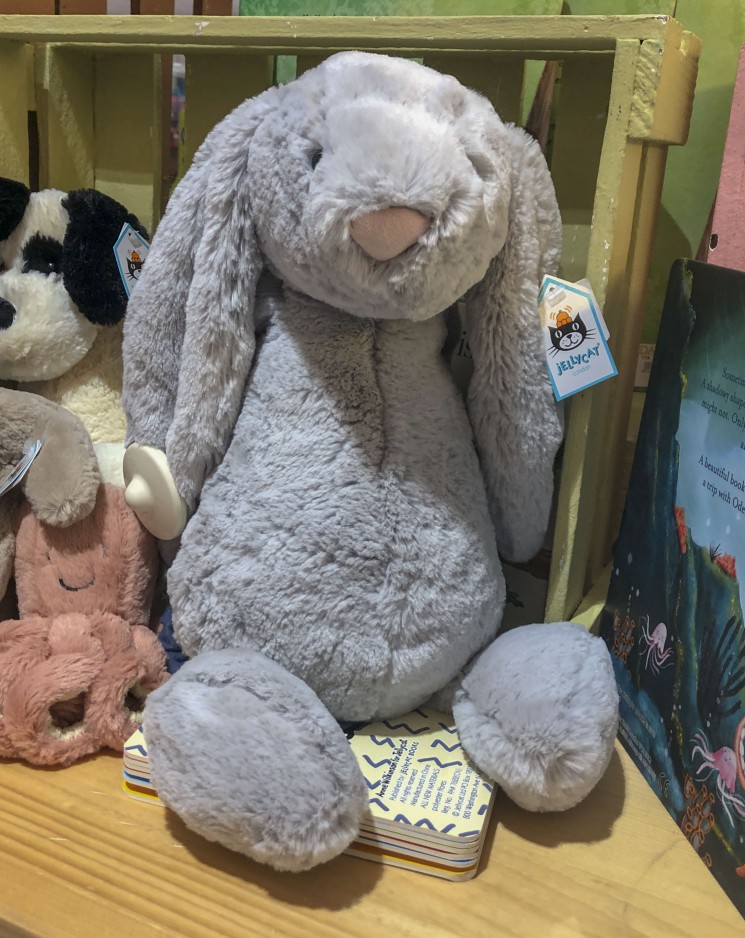 Jellycat Bashful Bunny toy.