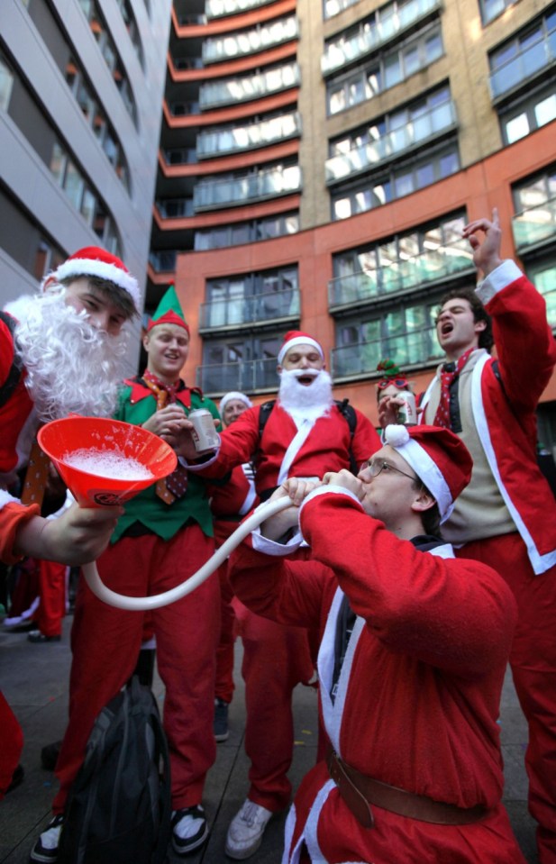 Festive drinks were enjoyed all day by hundreds of participants