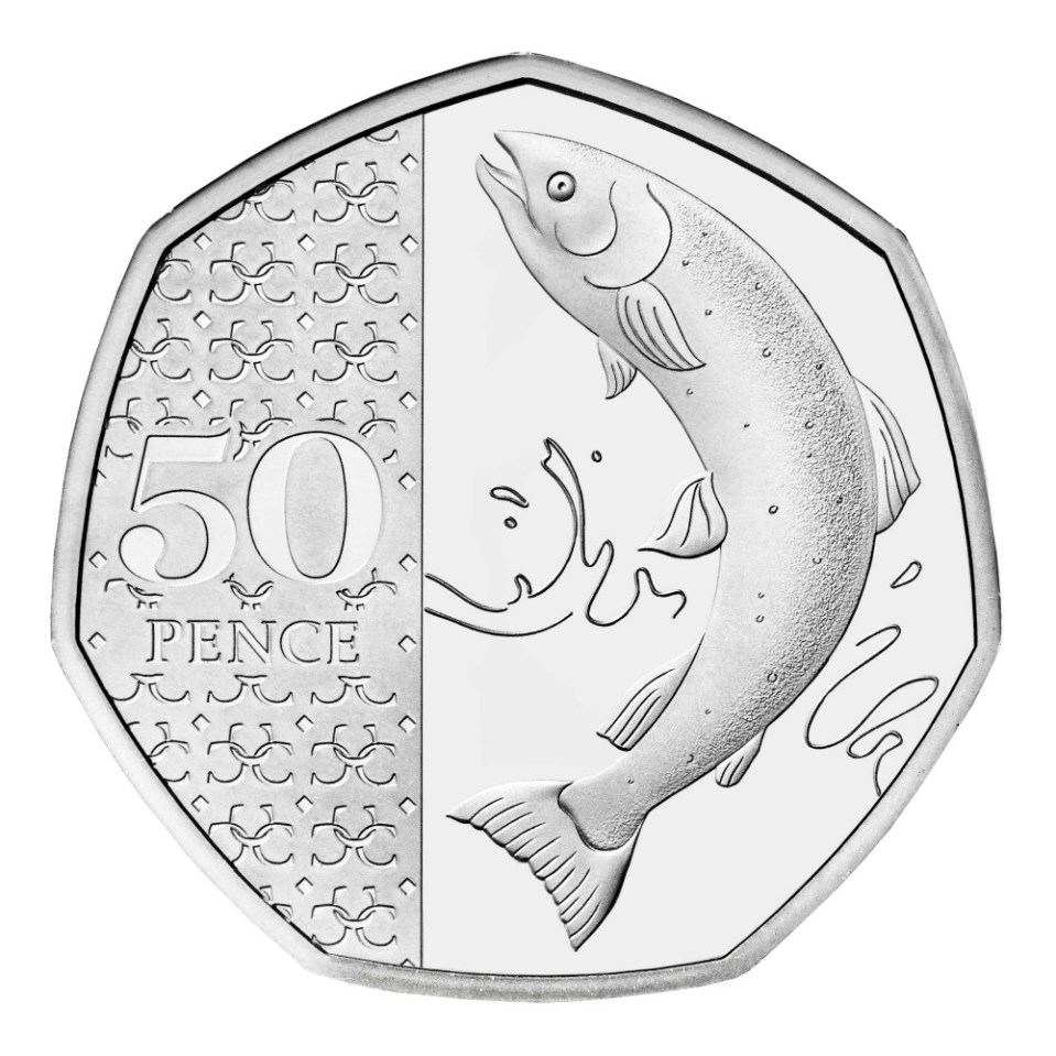 The King Charles Salmon coin is worth up to £120