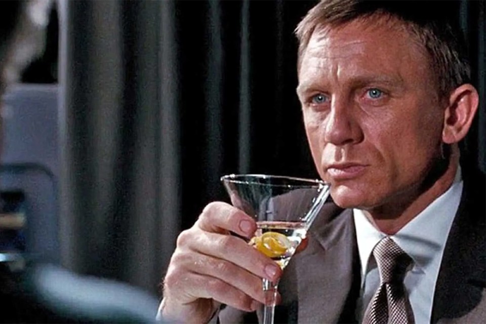 Actor Daniel Craig as James Bond in Quantum of Solace