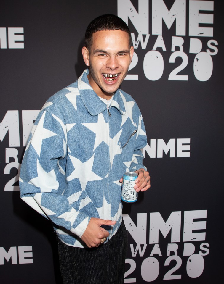 Slowthai at the NME Awards 2020.