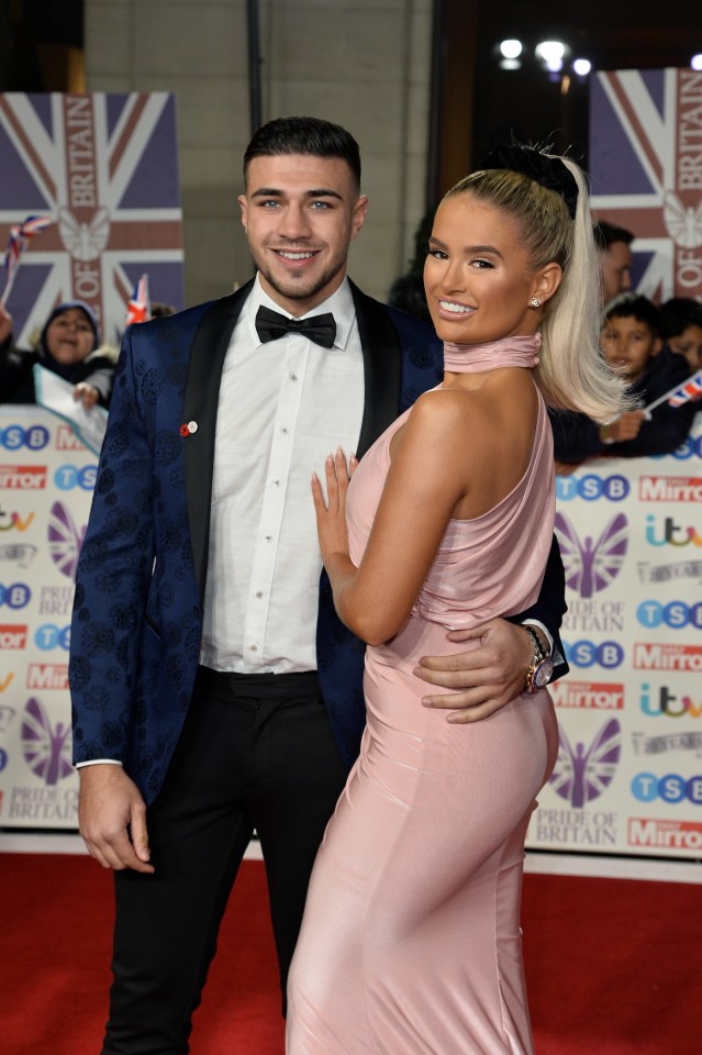 Molly with her ex Tommy Fury, who she met on Love Island