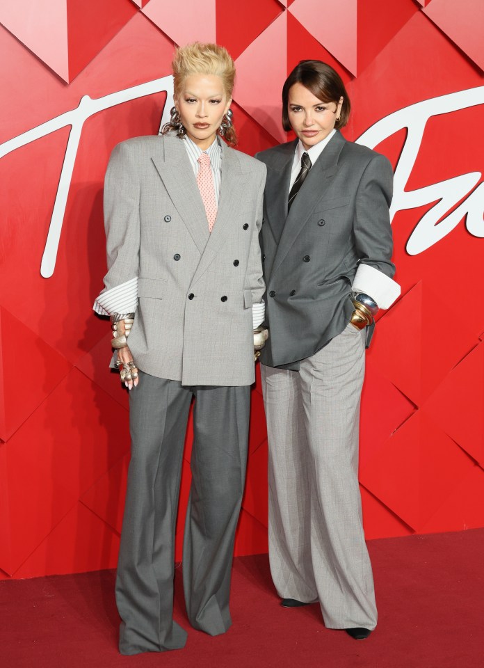 The singer attended with her look-a-like mother, Vera, who was also matching