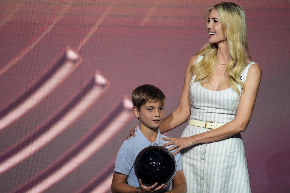 Trump's daughter Ivanka was at the draw, and her son Theo helped pick out the first team