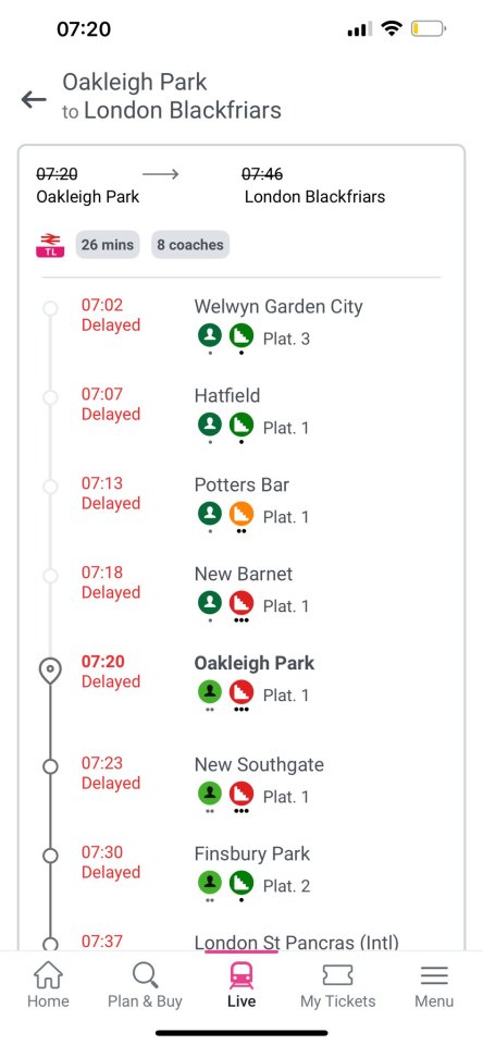 London Underground and Overground lines also experienced closures and delays