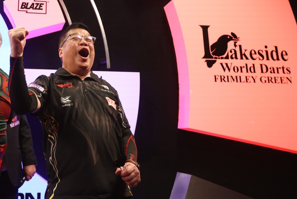 Lakeside favourite Lim was aiming to become the oldest ever darts world champion