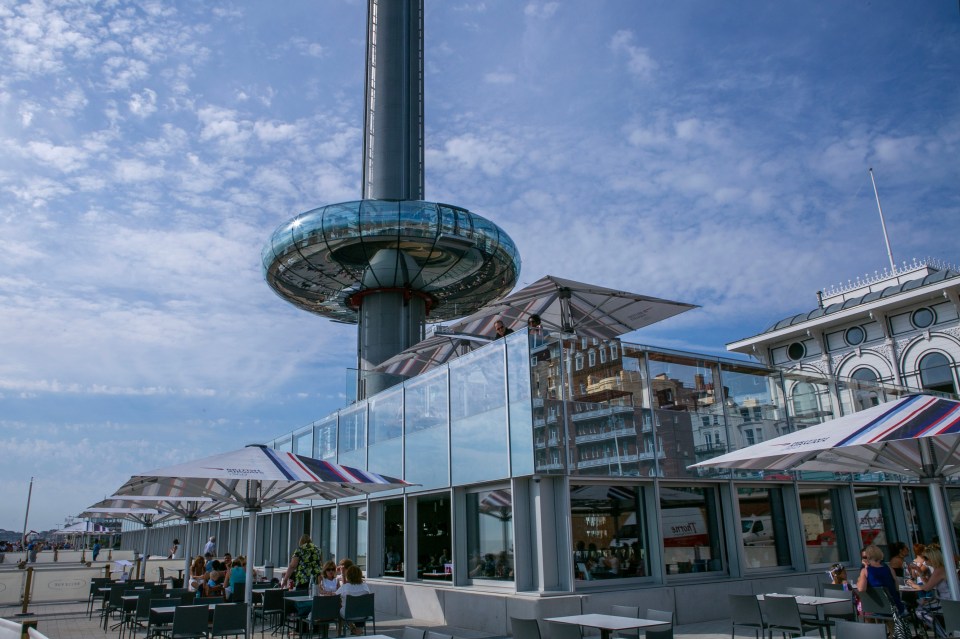 Brighton i360 - a 531ft-tall observation tower on the seafront