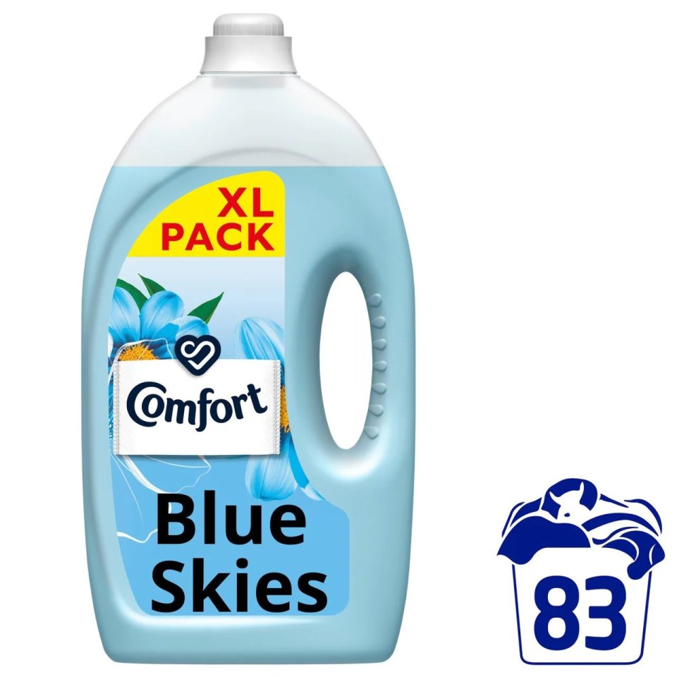 Spend £45 and use your Morrisons More card to get 60 per cent off an XL 83-wash bottle of Comfort fabric conditioner