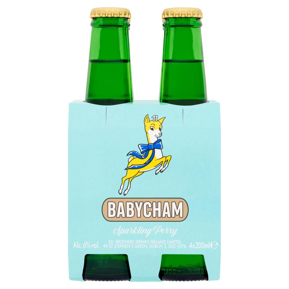 Babycham bottles are ideal servings at Christmas parties, and don't cost a lot