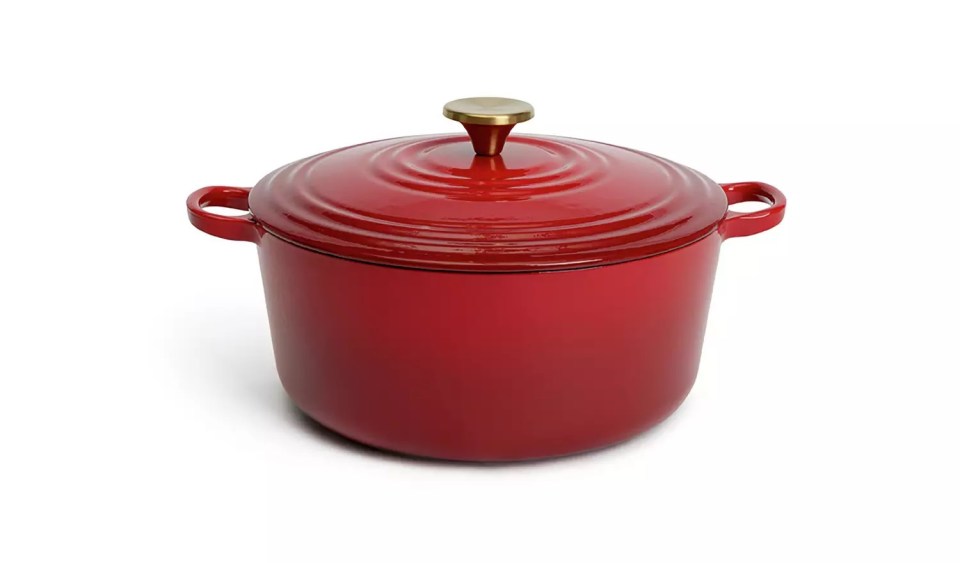 This cast-iron casserole dish is down from £35 to £26.25 at Argos