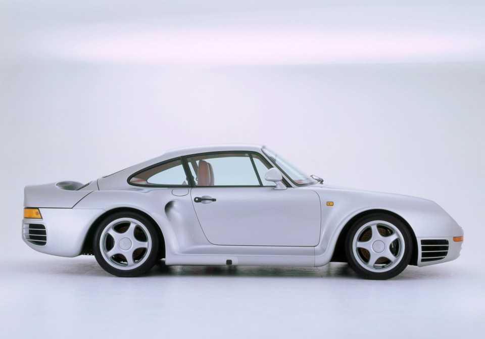 The iconic 959's wind tunnel mule and famous Paris-Dakar rally car examples can be found inside