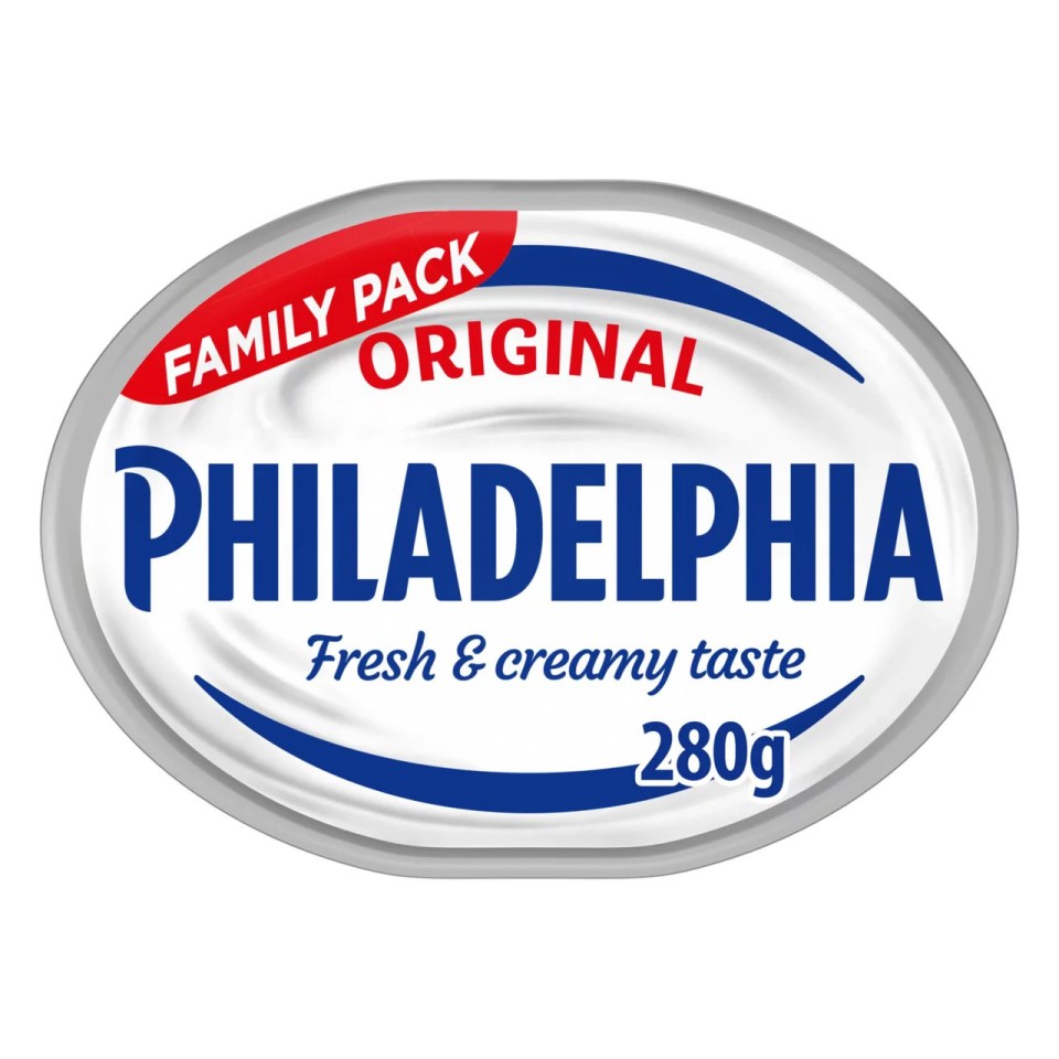 Pick up a family-sized pack of Philadelphia at Morrisons, was £3.25 now £2