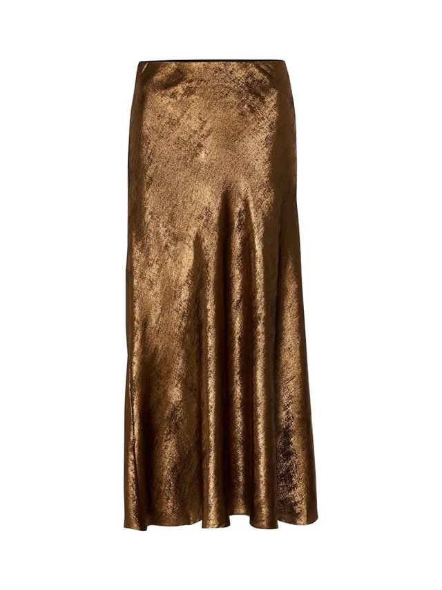 This metallic skirt is £74.99 at John Lewis