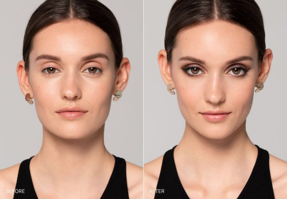 The cosmetics pro showed off before and after images of her handywork on her website (stock image)