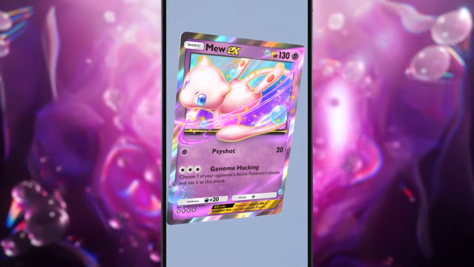 Mew EX is one of five new EX cards