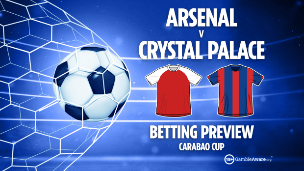 Arsenal vs Crystal Palace Carabao Cup betting preview.