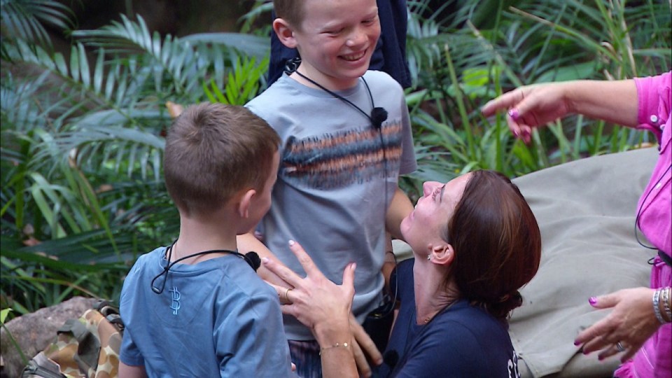 STRICT EMBARGO - NOT FOR USE BEFORE 22:30 GMT, 06 Dec 2024 - EDITORIAL USE ONLY Mandatory Credit: Photo by ITV/REX/Shutterstock (14979363h) Friends and Family - Coleen Rooney is met by mum Colette and sons Kit and Cass 'I'm a Celebrity...Get Me Out of Here!' TV show, Series 24, Australia - 06 Dec 2024