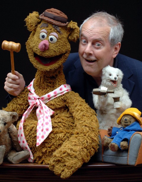 Broadcaster Gyles Brandreth poses with a selection of teddy bears from the oldest Teddy Bear museum in Stratford-upon-Avon at Christies in London, where it was announced that the entire contents of the museum will go on sale. PRESS ASSOCIATION Photo. Picture date: Wednesday August 30, 2006. Photo credit should read: Stefan Rousseau/PA.