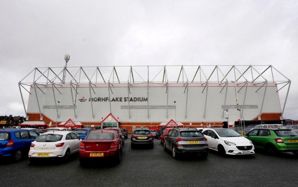 General view of the stadium before the Sky Bet League Two match at the Mornflake Stadium, Crewe. Picture date: Saturday November 16, 2024. PA Photo. See PA story SOCCER Crewe. Photo credit should read: Nick Potts/PA Wire. RESTRICTIONS: EDITORIAL USE ONLY No use with unauthorised audio, video, data, fixture lists, club/league logos or "live" services. Online in-match use limited to 120 images, no video emulation. No use in betting, games or single club/league/player publications.