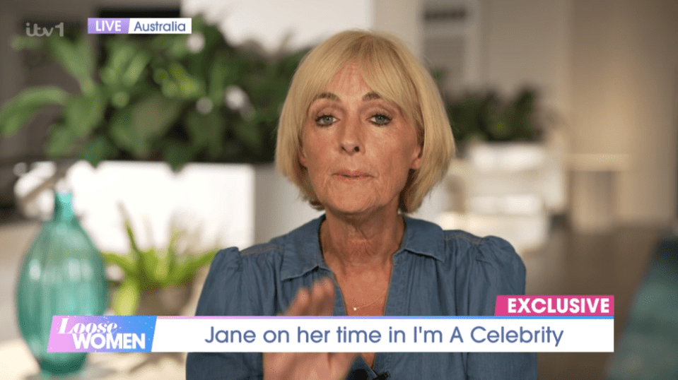 Jane Moore has revealed why she was annoyed by 'washing-up gate' in the jungle