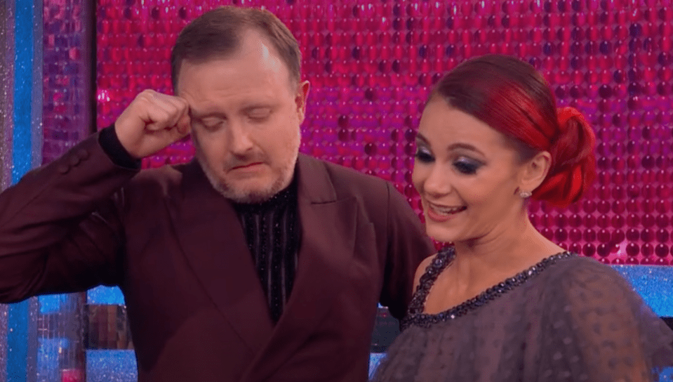 Chris McCausland and Dianne Buswell broke down in tears on Saturday night