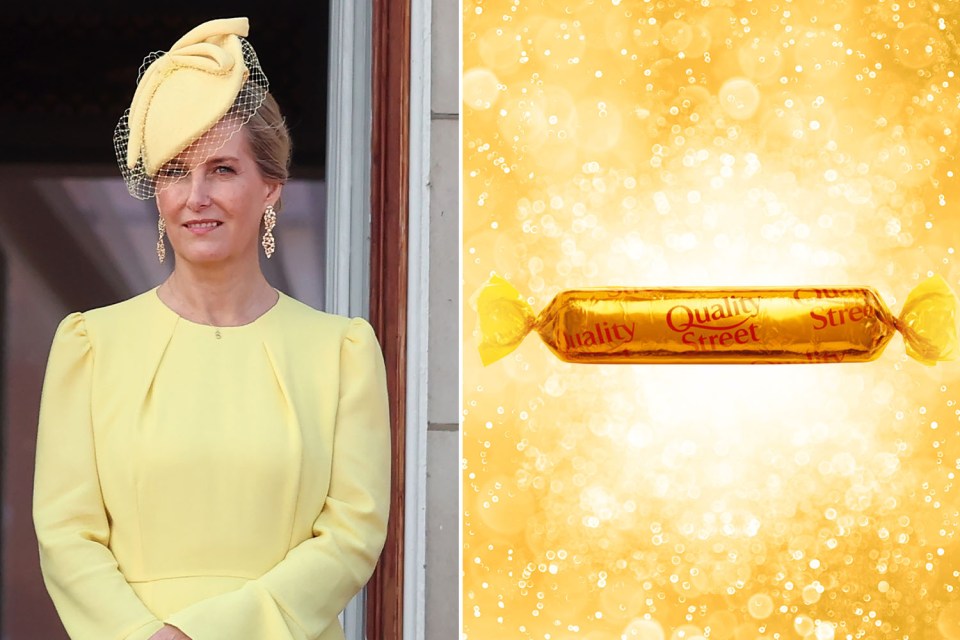 Sophie Wessex wearing yellow to Trooping the Colour